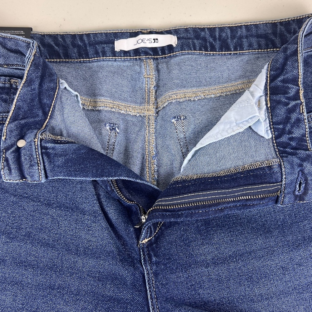 Joe's Jeans High Rise Straight Ankle Denim Stretch Jean Denim Size 33 - Picture 9 of 16